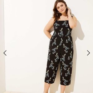 Loft Floral Jumpsuit L